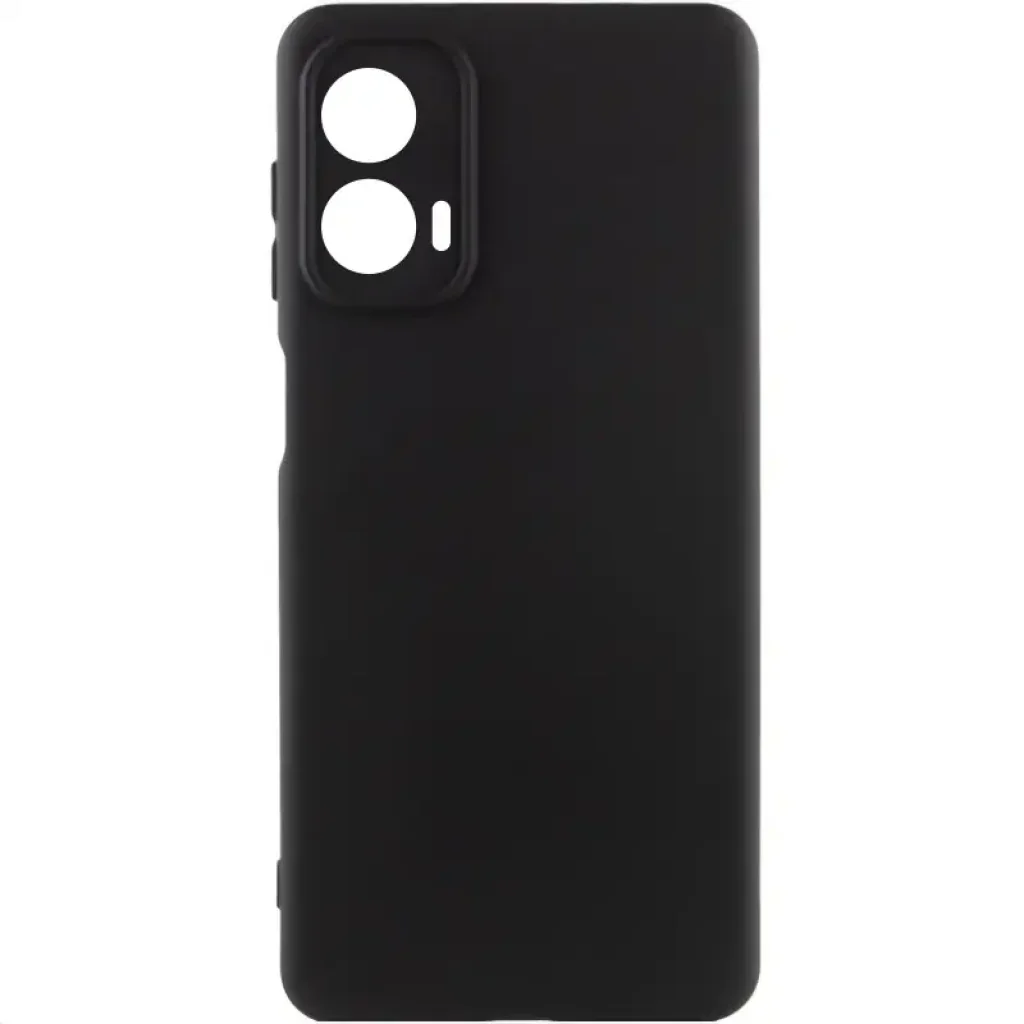 Чохол Silicone Cover Lakshmi Full Camera (AA) для Motorola Moto G24 Black