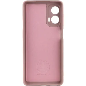 Чехол Silicone Cover Lakshmi Full Camera (AA) для Motorola Moto G24 Pink Sand