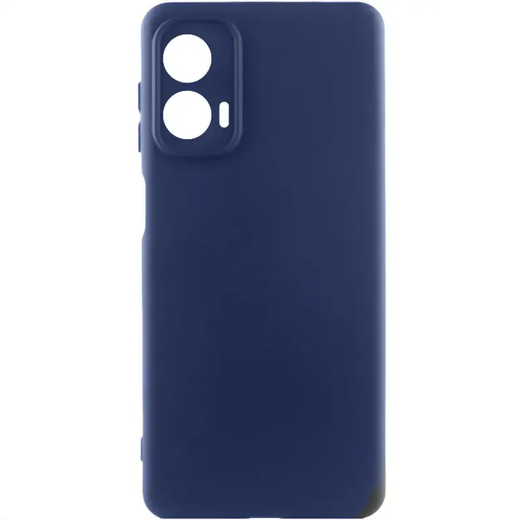 Чохол Silicone Cover Lakshmi Full Camera (AA) для Motorola Moto G24 Midnight Blue