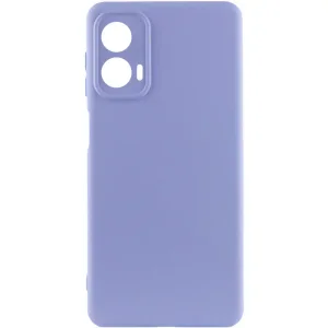 Колір: Фіолетовий - Чохол Silicone Cover Lakshmi Full Camera (AA) для Motorola Moto G24 Dasheen