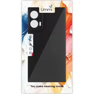 Чохол Silicone Cover Ummi Lakshmi Full Camera (AA) для Motorola Moto G24 Black