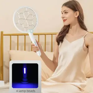 Пастка для комах з UV підсвічуванням WD-989 Rechargeable 1200 mAh White