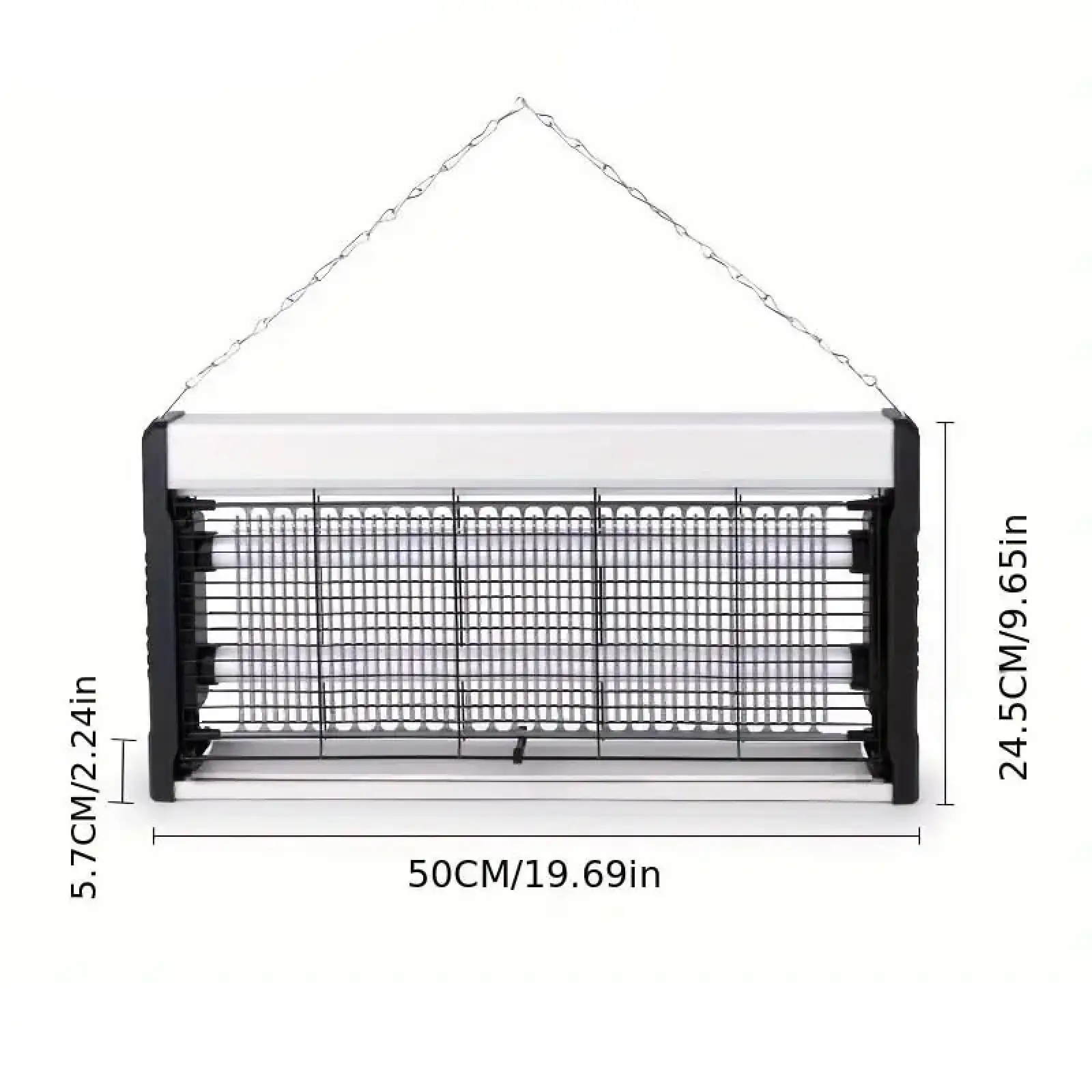Пастка для комах з UV підсвічуванням Mosquito trap WD-245 2200V (50cm) Black / White