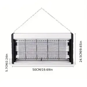 Пастка для комах з UV підсвічуванням Mosquito trap WD-245 2200V (50cm) Black / White