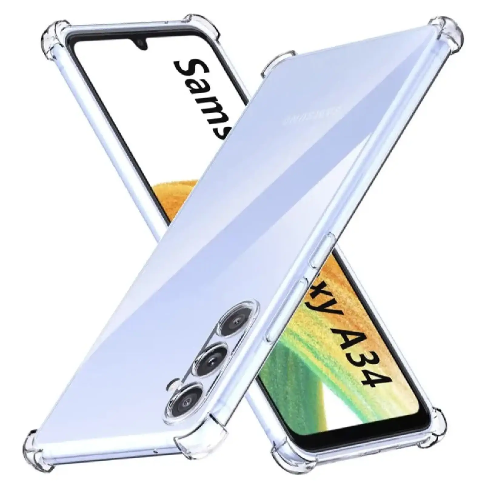Чехол Getman Ease Logo TPU Case Transparent Full Camera для Samsung Galaxy M15 5G