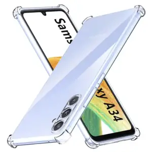 Чехол Getman Ease Logo TPU Case Transparent Full Camera для Samsung Galaxy M15 5G