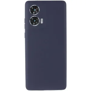 Чохол Silicone Cover Lakshmi Full Camera (AA) для Motorola Edge 50 Fusion Midnight Blue