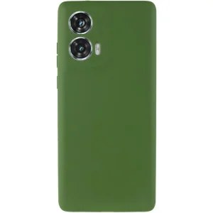 Чохол Silicone Cover Lakshmi Full Camera (AA) для Motorola Edge 50 Fusion Dark Green