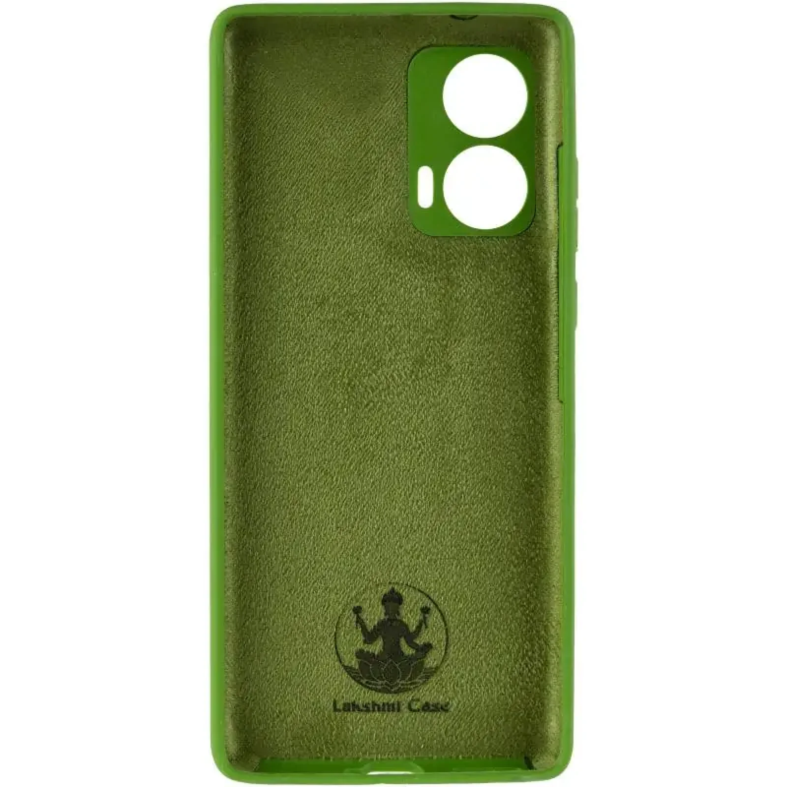 Чохол Silicone Cover Lakshmi Full Camera (AA) для Motorola Edge 50 Fusion Dark Green