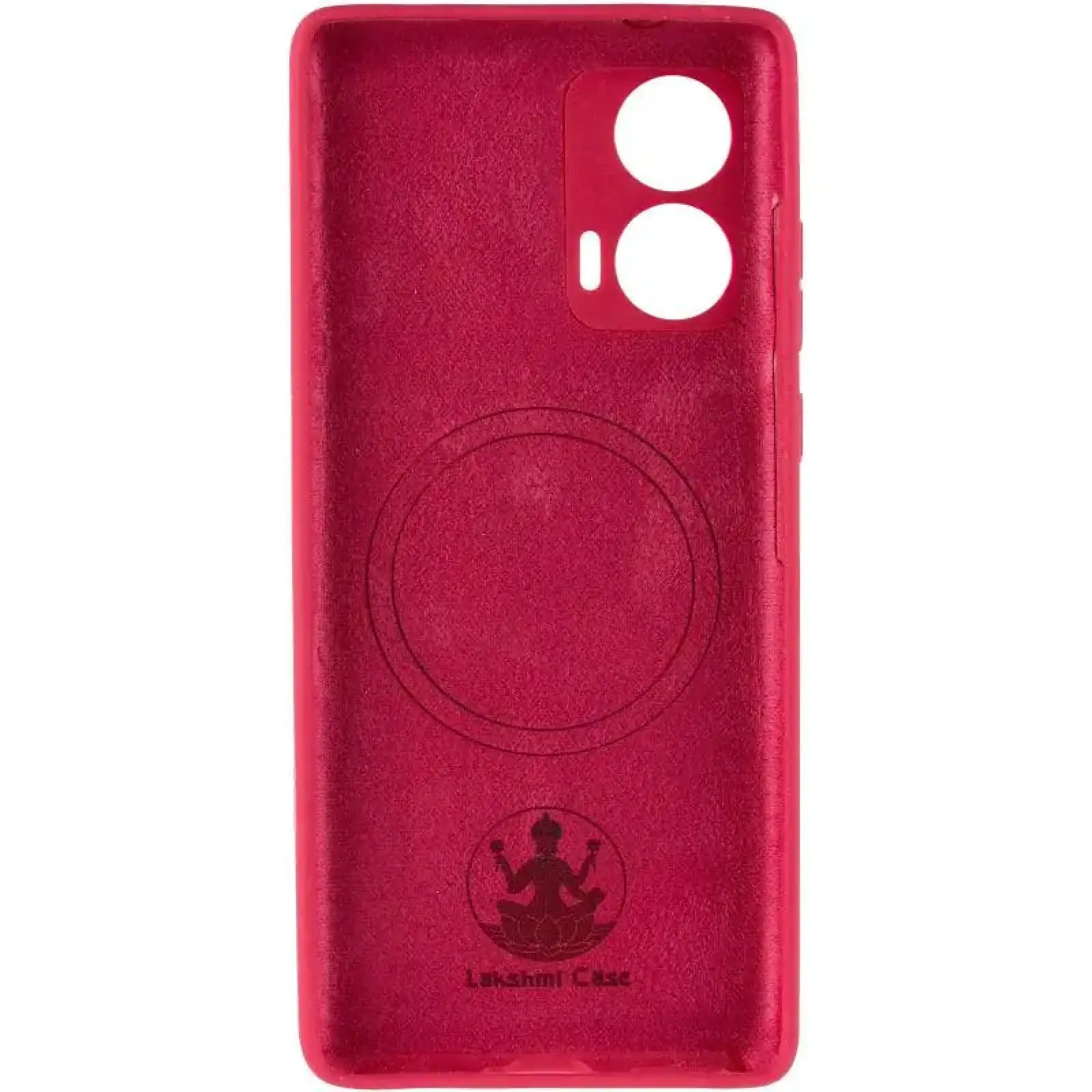 Чехол Silicone Cover Lakshmi Full Camera (AA) with MagFit для Motorola Edge 50 Fusion Rose Red