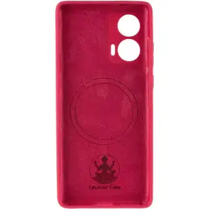 Чехол Silicone Cover Lakshmi Full Camera (AA) with MagFit для Motorola Edge 50 Fusion Rose Red