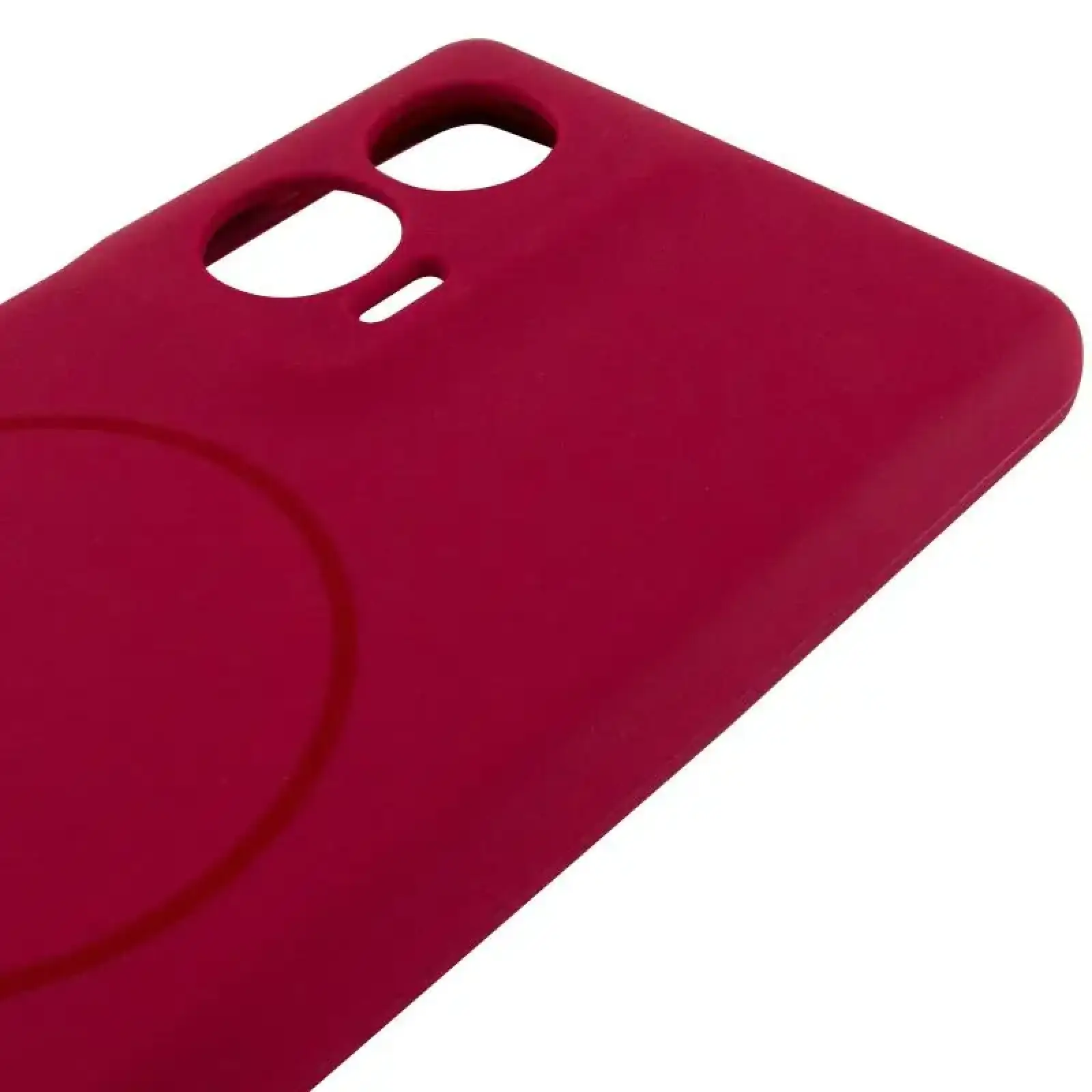 Чехол Silicone Cover Lakshmi Full Camera (AA) with MagFit для Motorola Edge 50 Fusion Rose Red