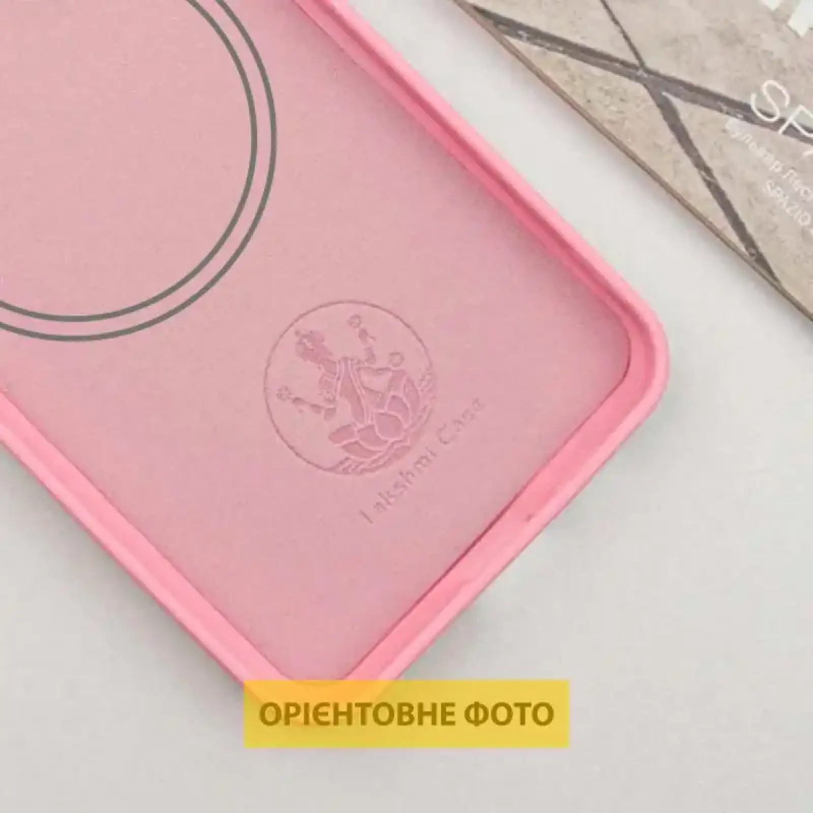 Чохол Silicone Cover Lakshmi Full Camera (AA) with MagFit для Motorola Edge 50 Fusion Light Pink
