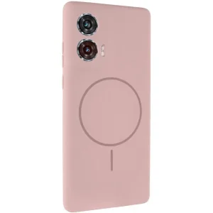 Чохол Silicone Cover Lakshmi Full Camera (AA) with MagFit для Motorola Edge 50 Fusion Pink Sand