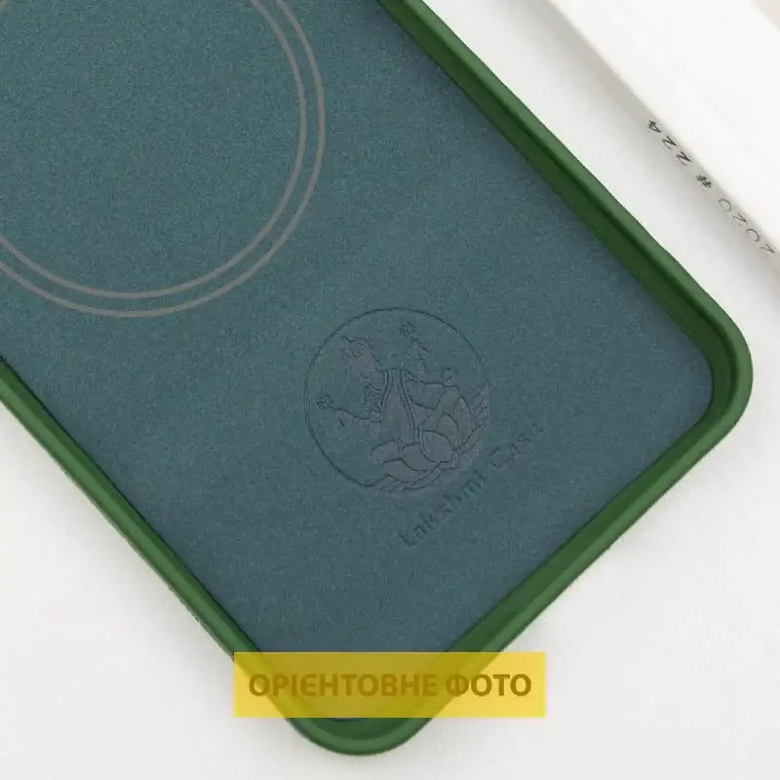 Чохол Silicone Cover Lakshmi Full Camera (AA) with MagFit для Motorola Edge 50 Fusion Dark Green