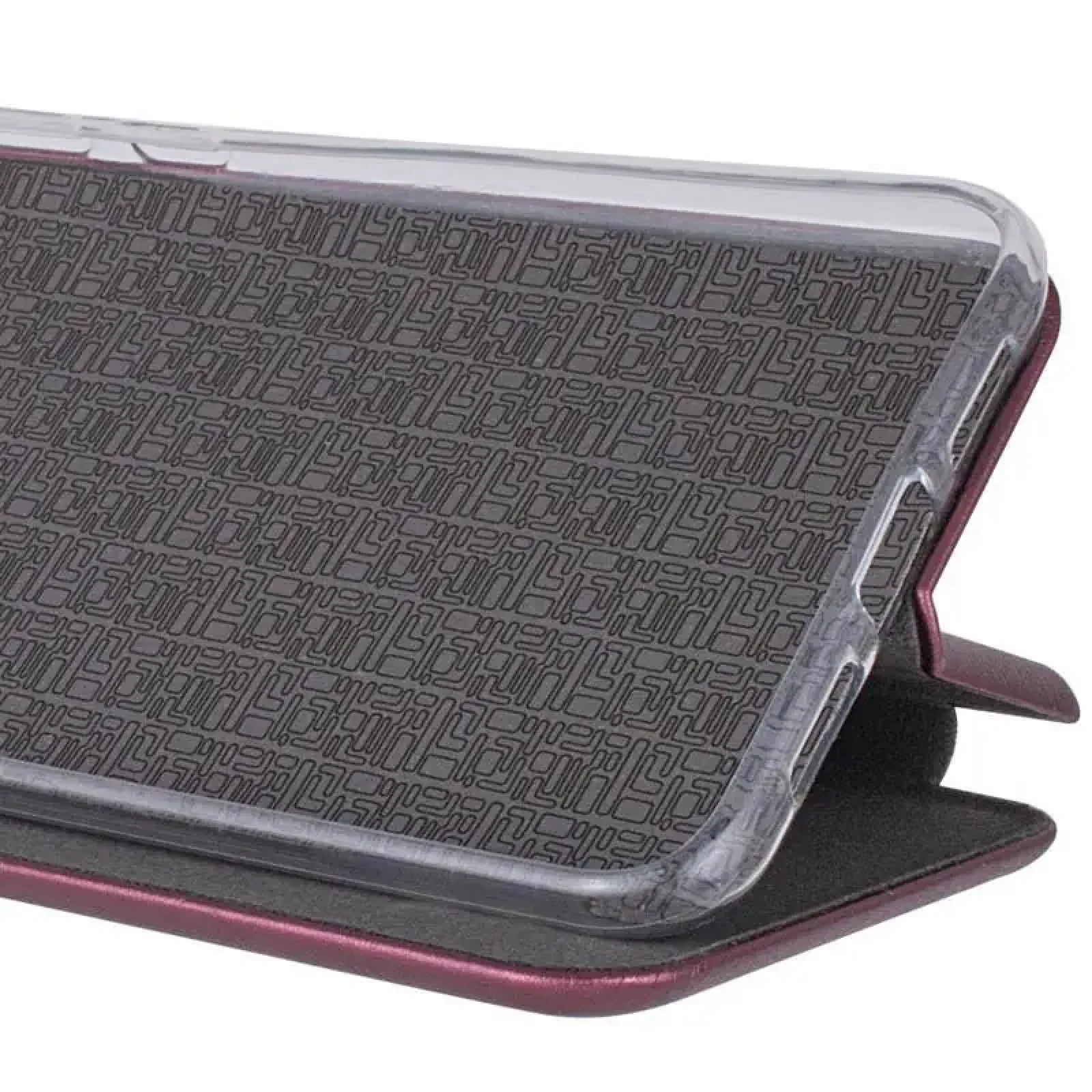 Чохол Classy PU Case для Motorola Edge 50 Fusion Bordo