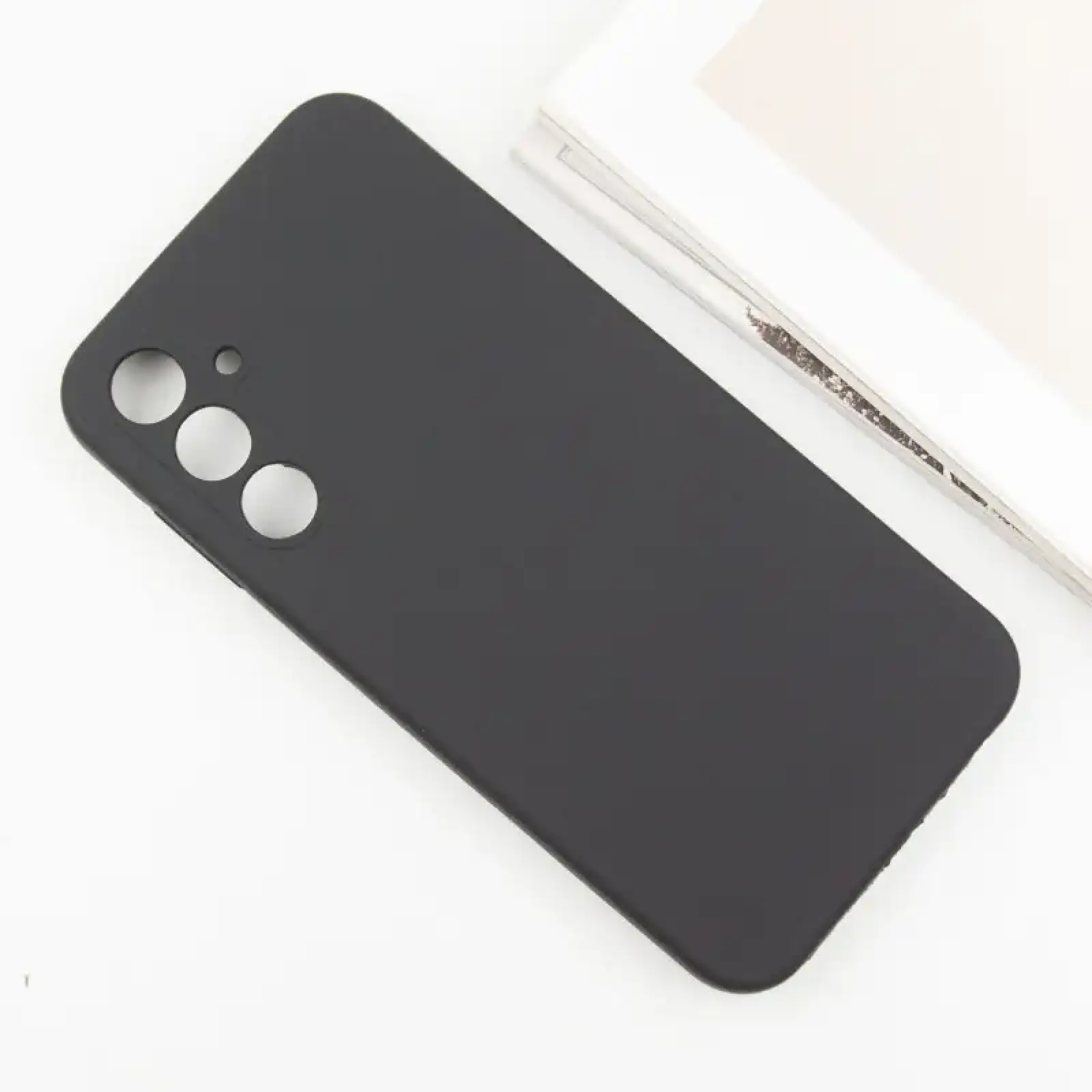 Чохол Silicone Cover Lakshmi Full Camera (AA) для Samsung Galaxy A55 Black