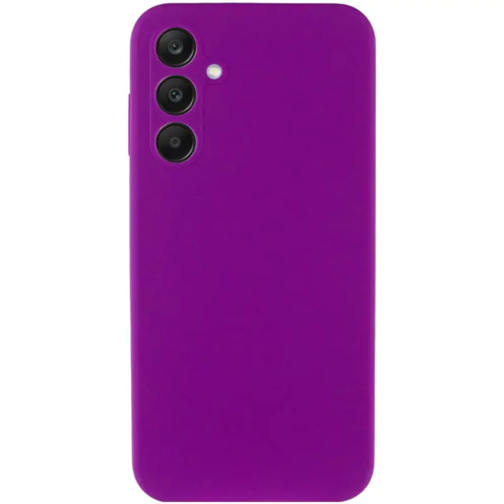 Чохол Silicone Cover Lakshmi Full Camera (AA) для Samsung Galaxy A55 Purple
