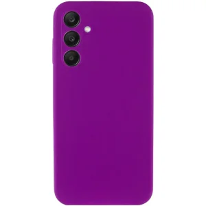 Чохол Silicone Cover Lakshmi Full Camera (AA) для Samsung Galaxy A55 Purple