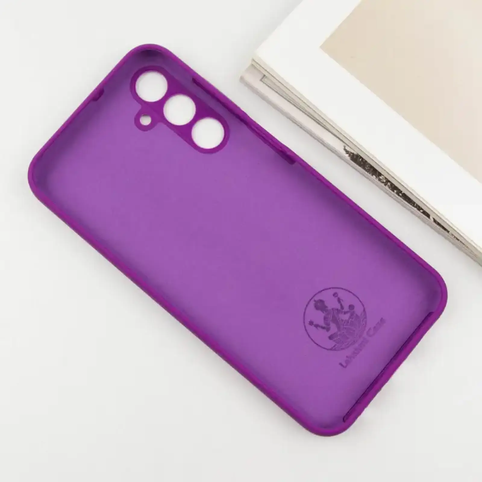 Чохол Silicone Cover Lakshmi Full Camera (AA) для Samsung Galaxy A55 Purple