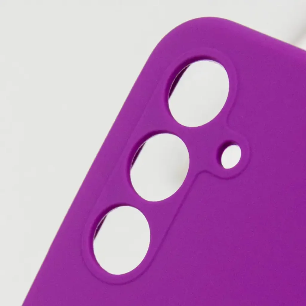 Чохол Silicone Cover Lakshmi Full Camera (AA) для Samsung Galaxy A55 Purple