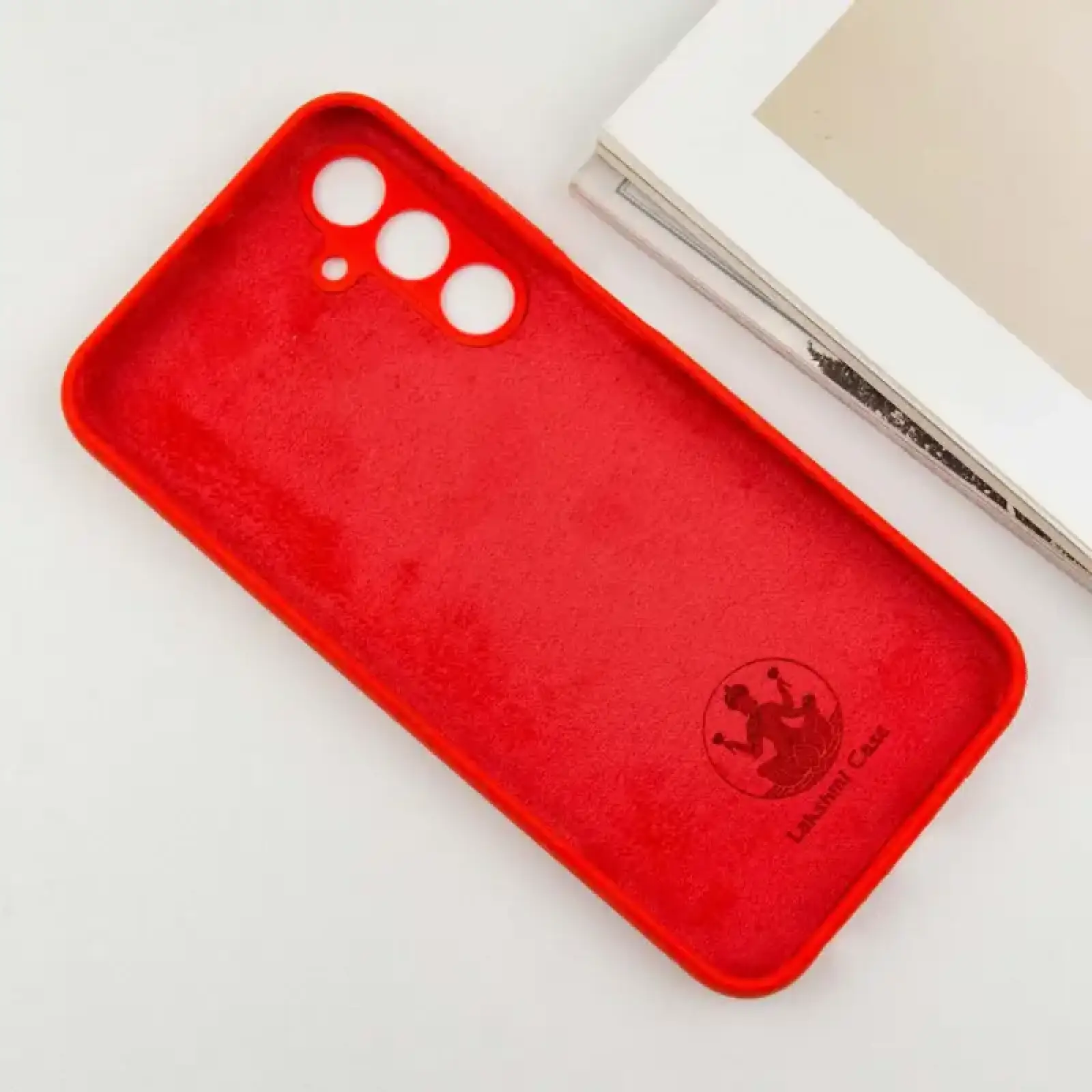 Чохол Silicone Cover Lakshmi Full Camera (AA) для Samsung Galaxy A55 Red