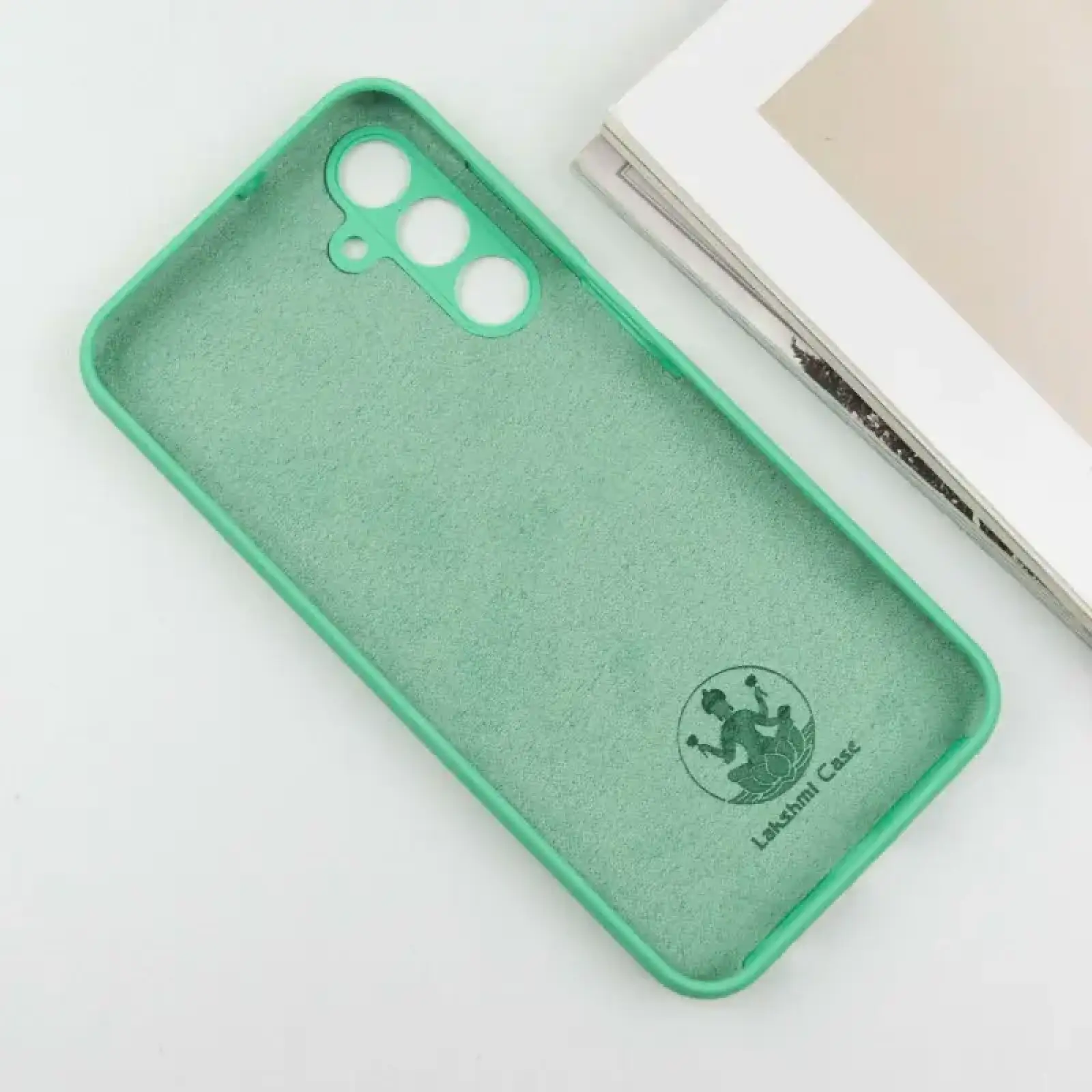 Чохол Silicone Cover Lakshmi Full Camera (AA) для Samsung Galaxy A55 Mint