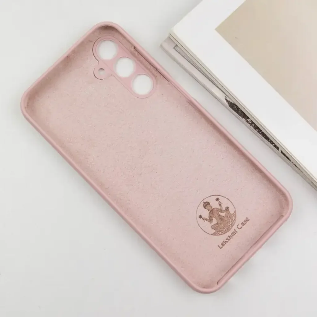 Чохол Silicone Cover Lakshmi Full Camera (AA) для Samsung Galaxy A55 Pink Sand