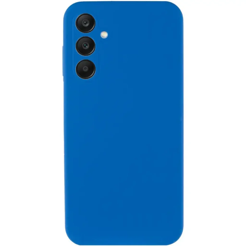 Чохол Silicone Cover Lakshmi Full Camera (AA) для Samsung Galaxy A55 Navy Blue