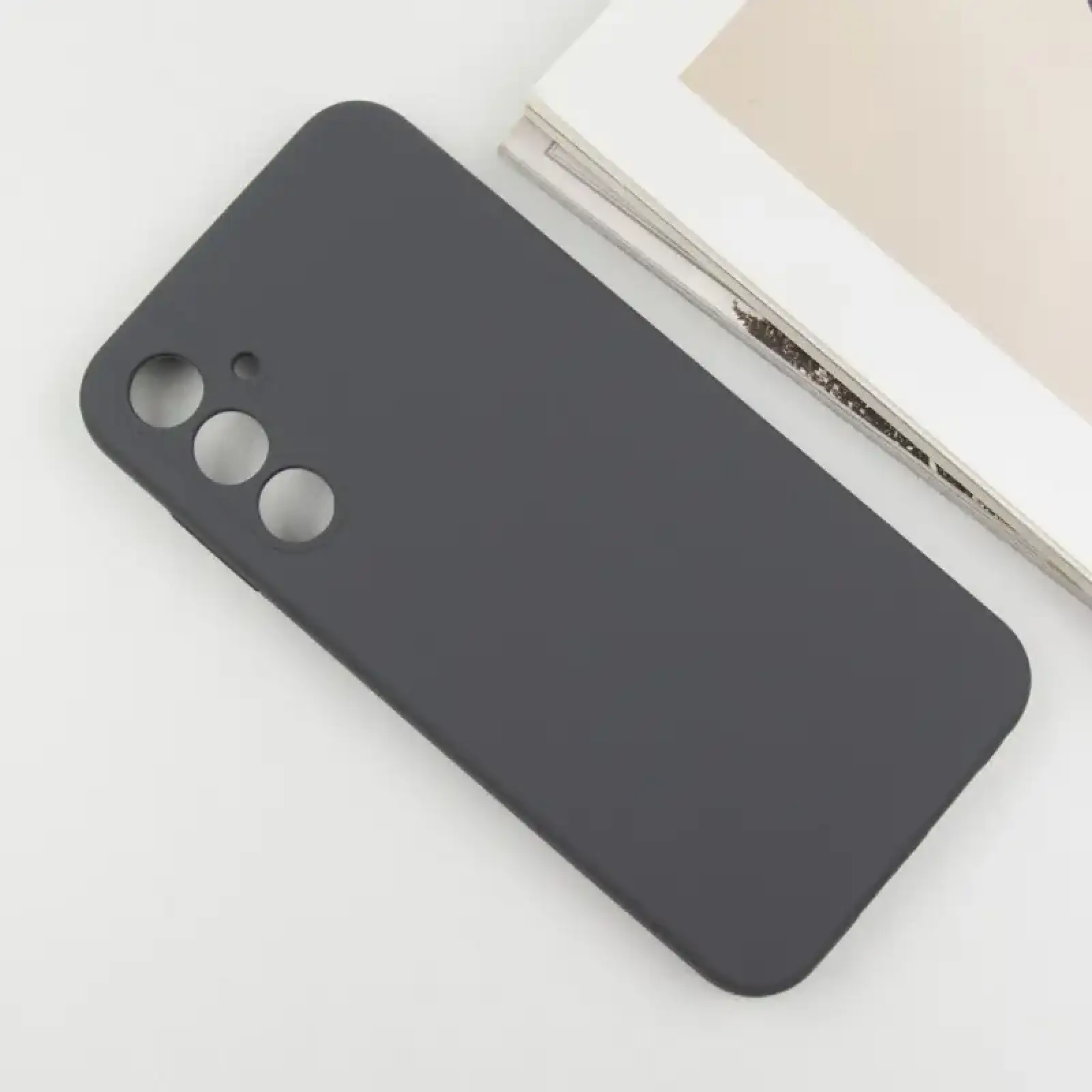 Чохол Silicone Cover Lakshmi Full Camera (AA) для Samsung Galaxy A55 Chocolate
