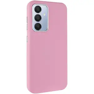 Цвет: Розовый - Чехол Leather Case Metal Buttons для Samsung Galaxy A55 Light Pink
