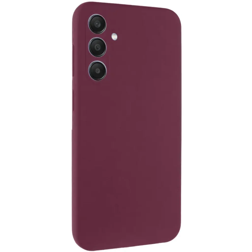 Чохол Silicone Cover Lakshmi Full Camera (AA) для Samsung Galaxy A35 Marsala
