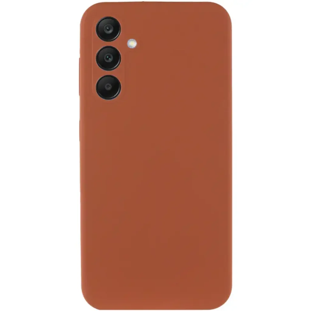 Чохол Silicone Cover Lakshmi Full Camera (AA) для Samsung Galaxy A35 Brown