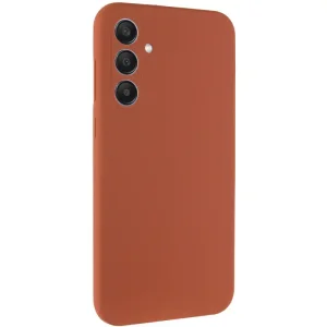 Колір: Коричневий - Чохол Silicone Cover Lakshmi Full Camera (AA) для Samsung Galaxy A35 Brown