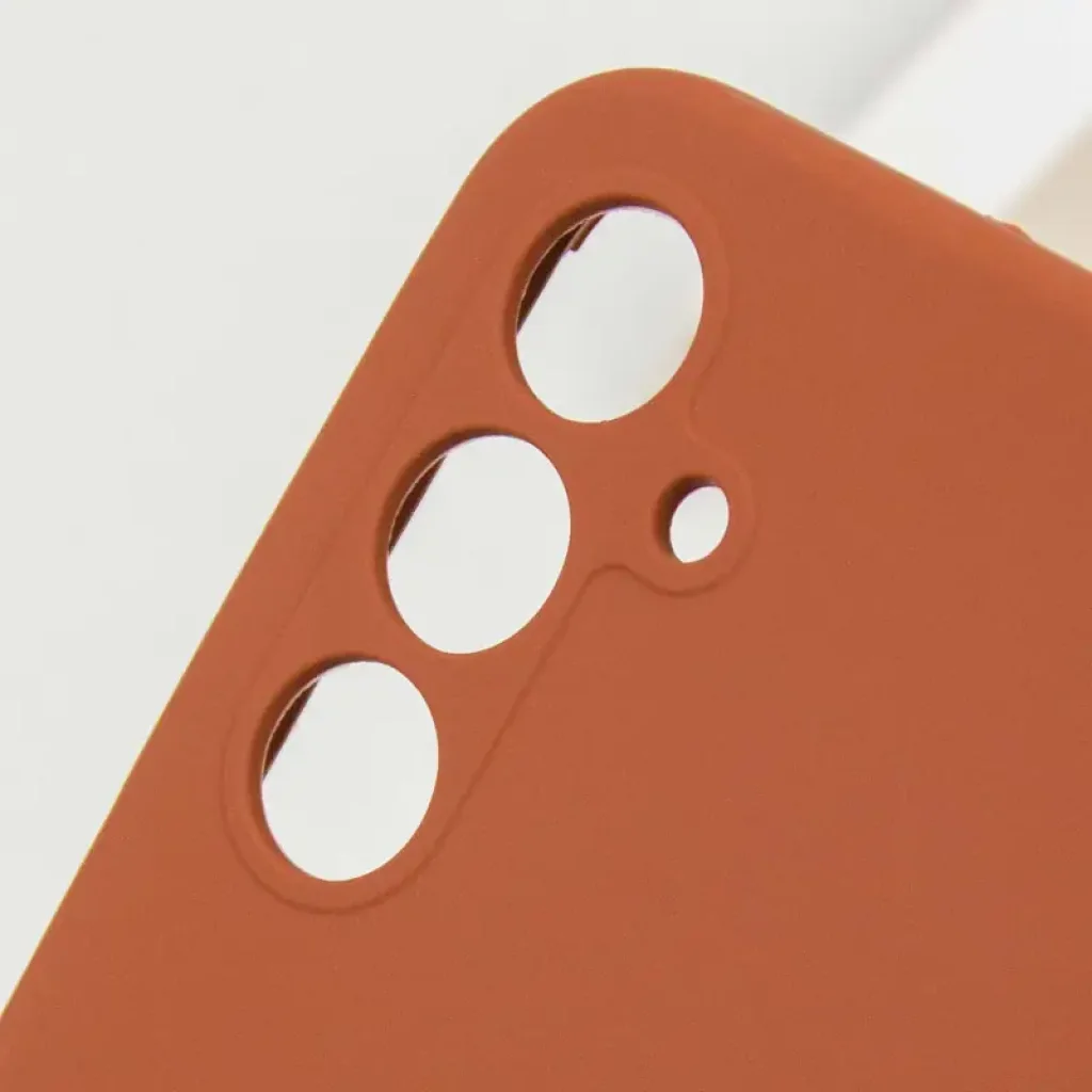 Чохол Silicone Cover Lakshmi Full Camera (AA) для Samsung Galaxy A35 Brown