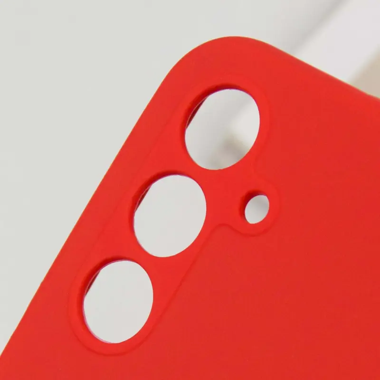 Чехол Silicone Cover Lakshmi Full Camera (AA) для Samsung Galaxy A35 Red