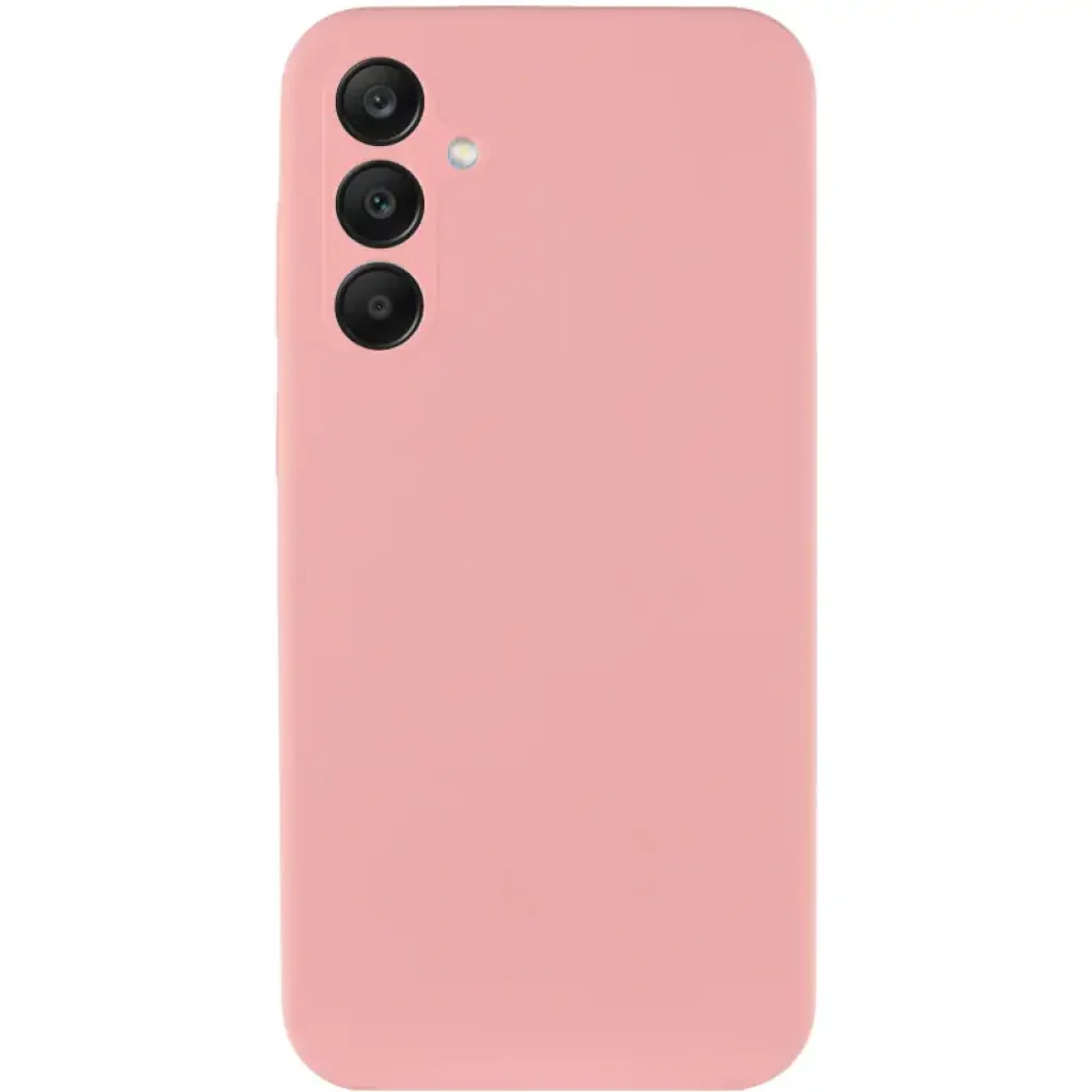 Чохол Silicone Cover Lakshmi Full Camera (AA) для Samsung Galaxy A35 Pink