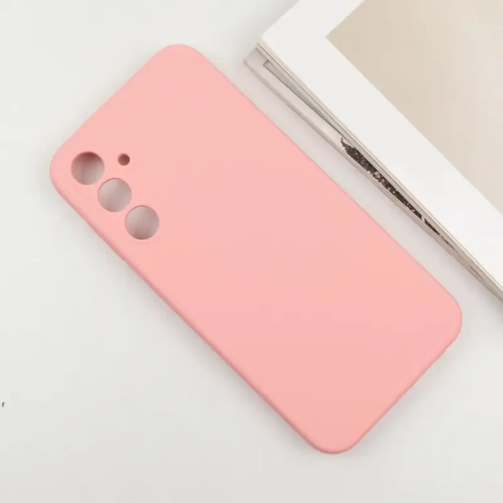Чохол Silicone Cover Lakshmi Full Camera (AA) для Samsung Galaxy A35 Pink