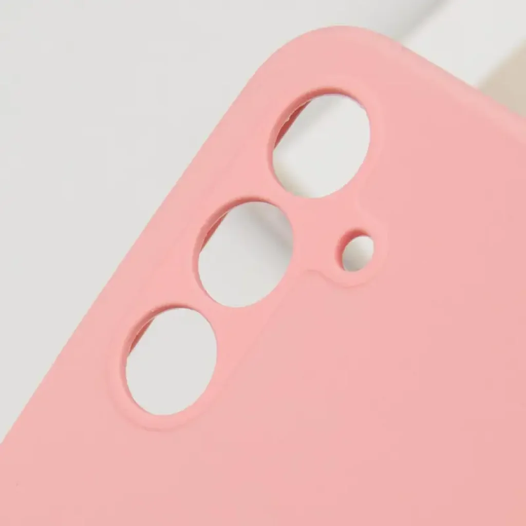 Чохол Silicone Cover Lakshmi Full Camera (AA) для Samsung Galaxy A35 Pink