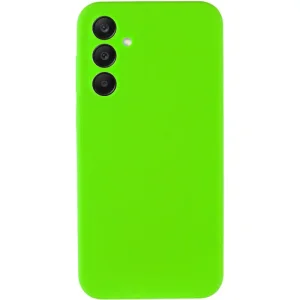 Чохол Silicone Cover Lakshmi Full Camera (AA) для Samsung Galaxy A35 Neon Green