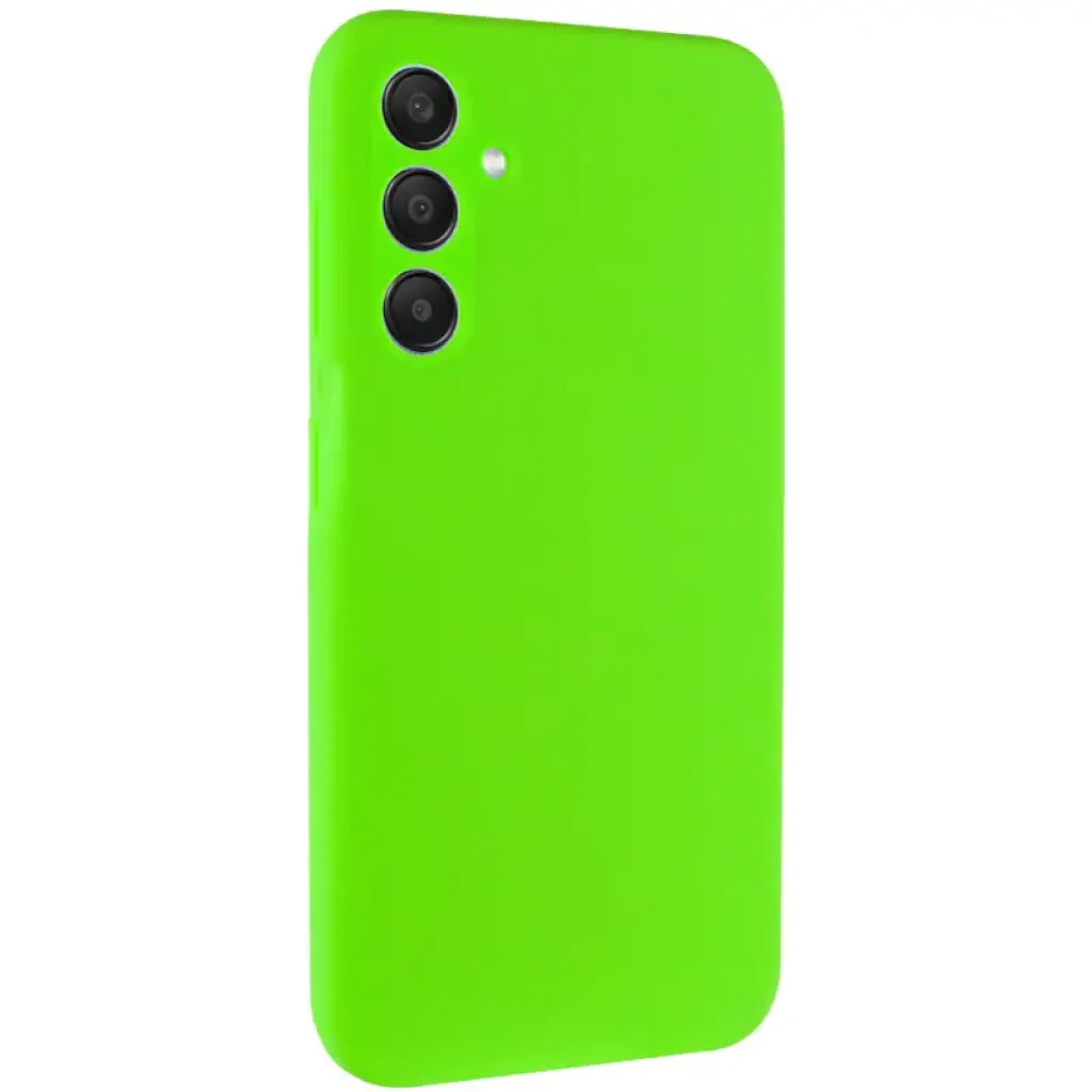 Чохол Silicone Cover Lakshmi Full Camera (AA) для Samsung Galaxy A35 Neon Green
