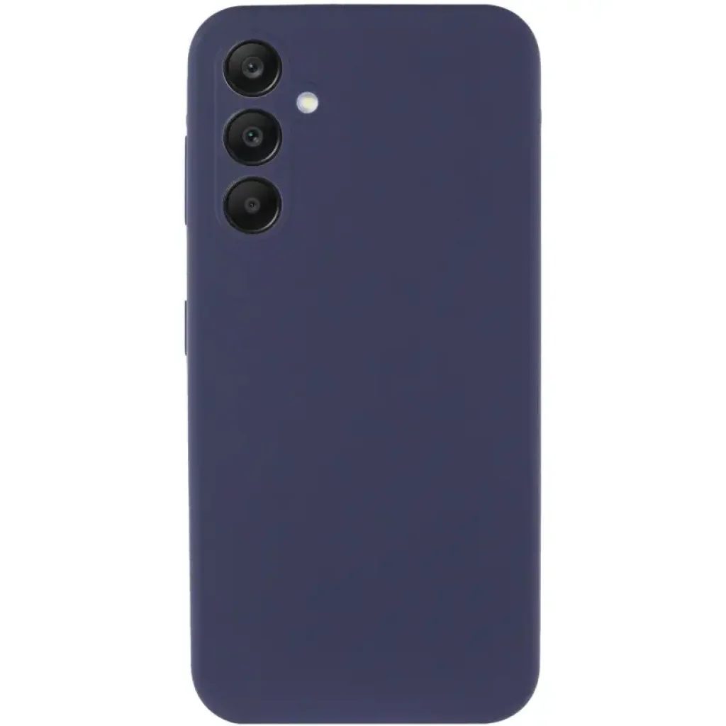 Чехол Silicone Cover Lakshmi Full Camera (AA) для Samsung Galaxy A35 Midnight Blue