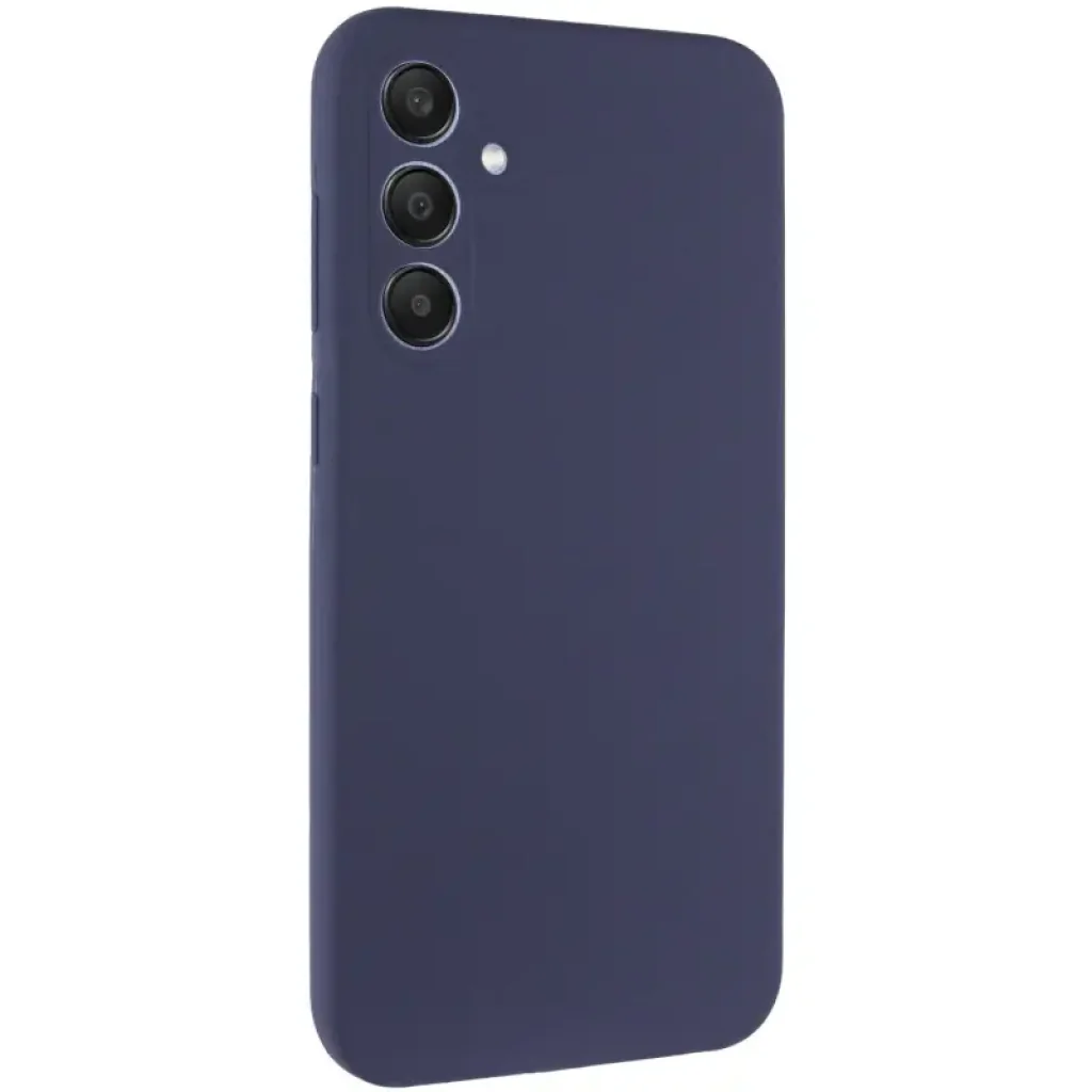 Чехол Silicone Cover Lakshmi Full Camera (AA) для Samsung Galaxy A35 Midnight Blue