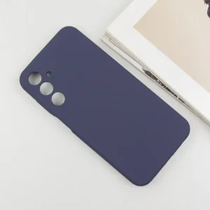 Чехол Silicone Cover Lakshmi Full Camera (AA) для Samsung Galaxy A35 Midnight Blue