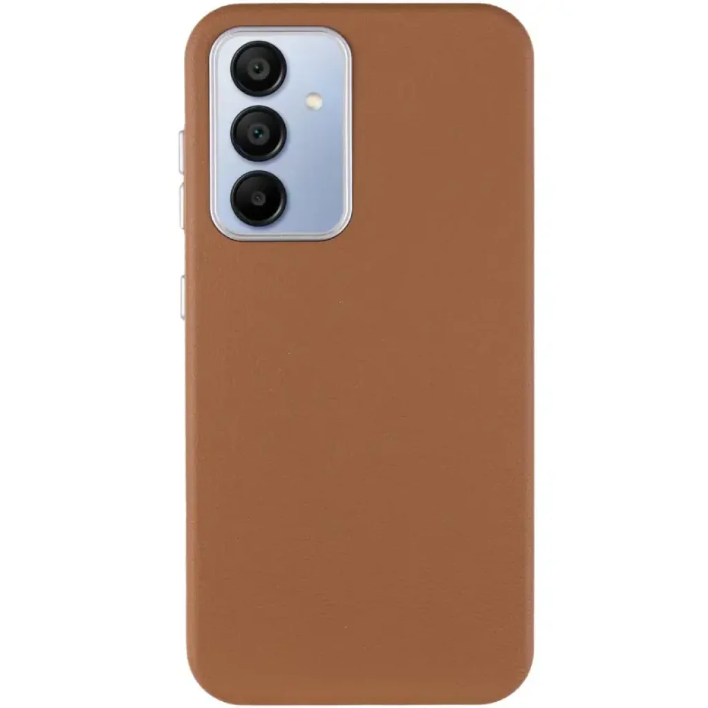Чохол Leather Case Metal Buttons для Samsung Galaxy A35 Brown
