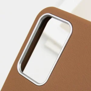 Чохол Leather Case Metal Buttons для Samsung Galaxy A35 Brown