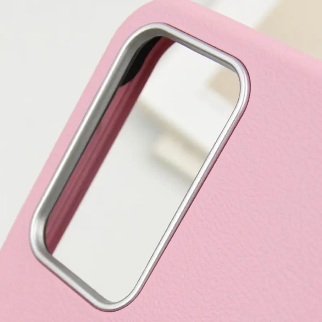 Чохол Leather Case Metal Buttons для Samsung Galaxy A35 Light Pink