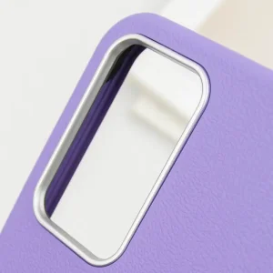 Чехол Leather Case Metal Buttons для Samsung Galaxy A35 Light Purple