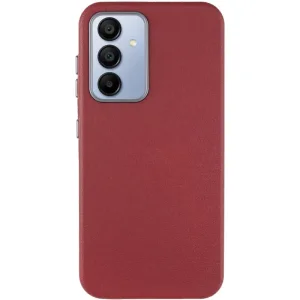 Чехол Leather Case Metal Buttons для Samsung Galaxy A35 Red