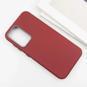 Чехол Leather Case Metal Buttons для Samsung Galaxy A35 Red
